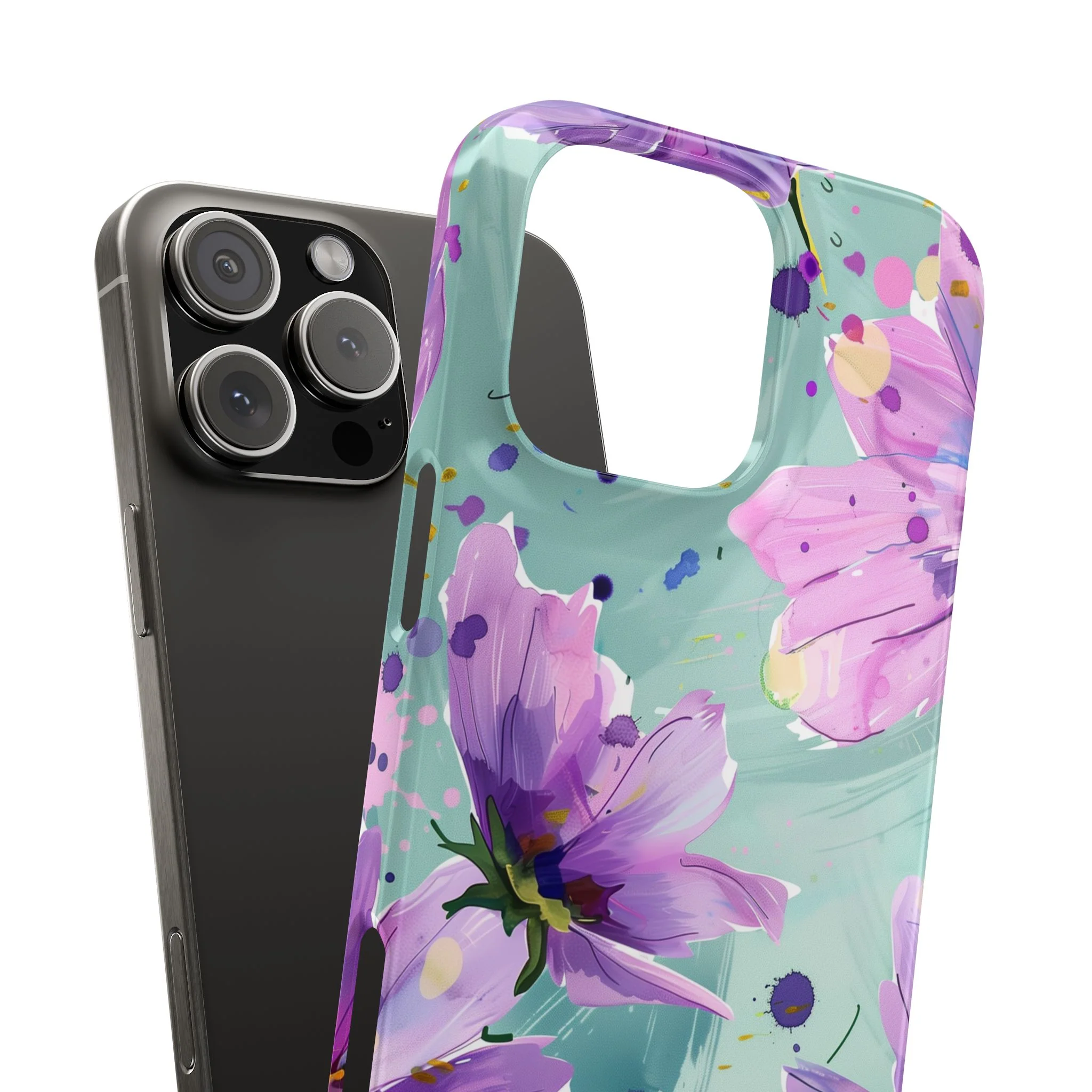 Blush Garden - Slim Phone Case - Image 98