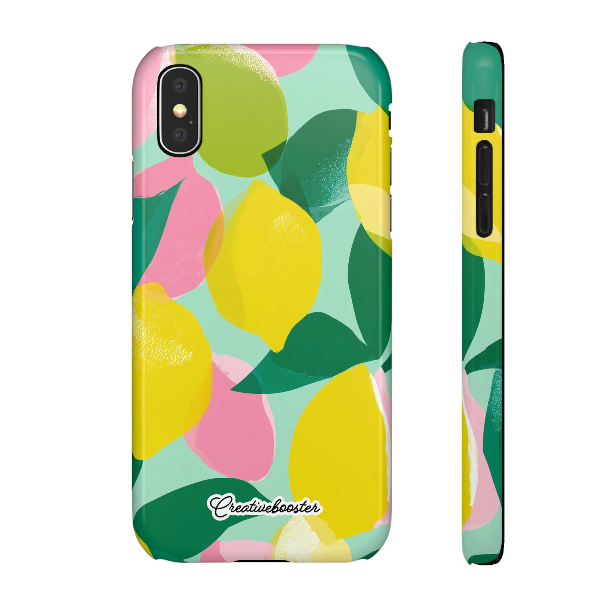Citrus Bloom - Slim Phone Case - Image 4