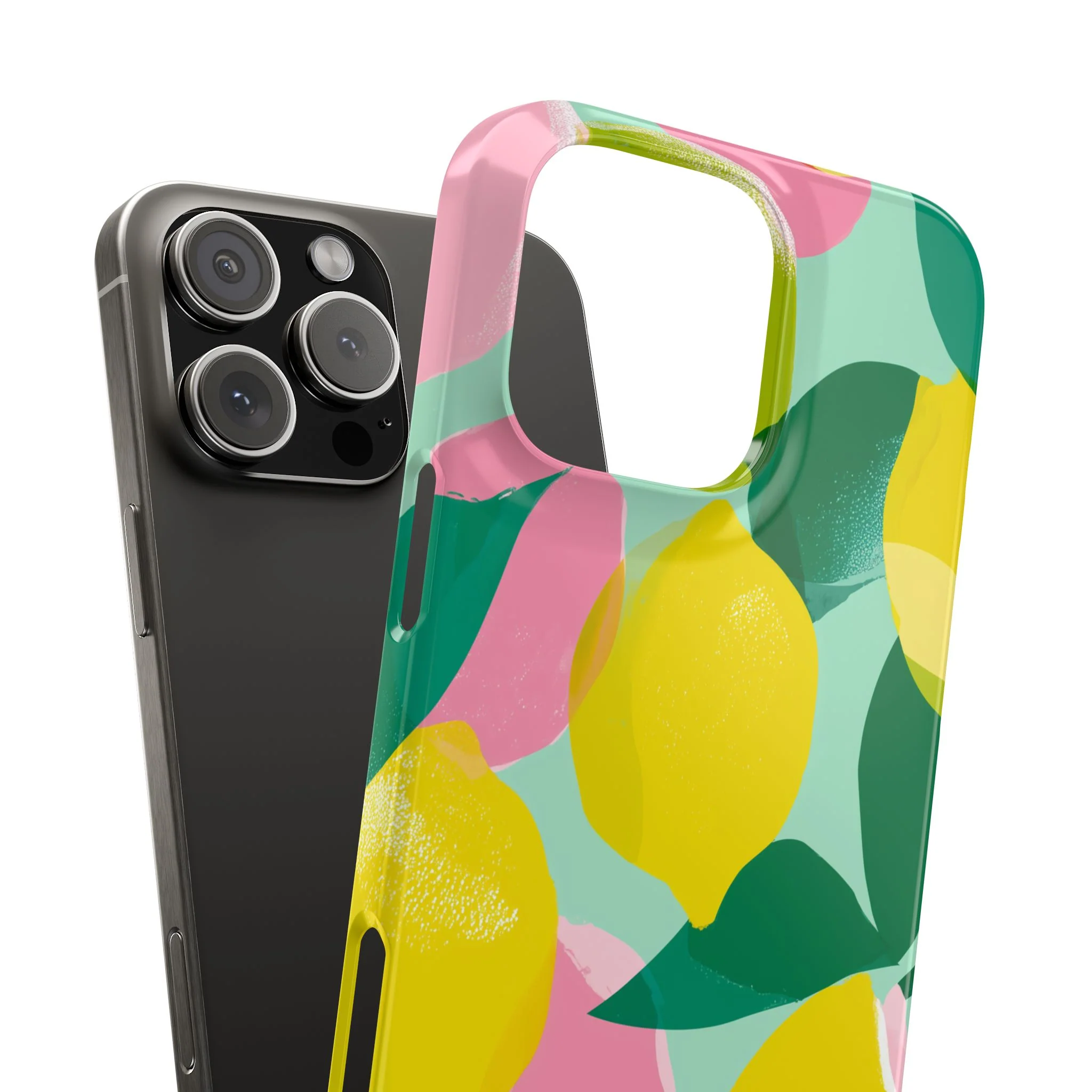 Citrus Bloom - Slim Phone Case - Image 98