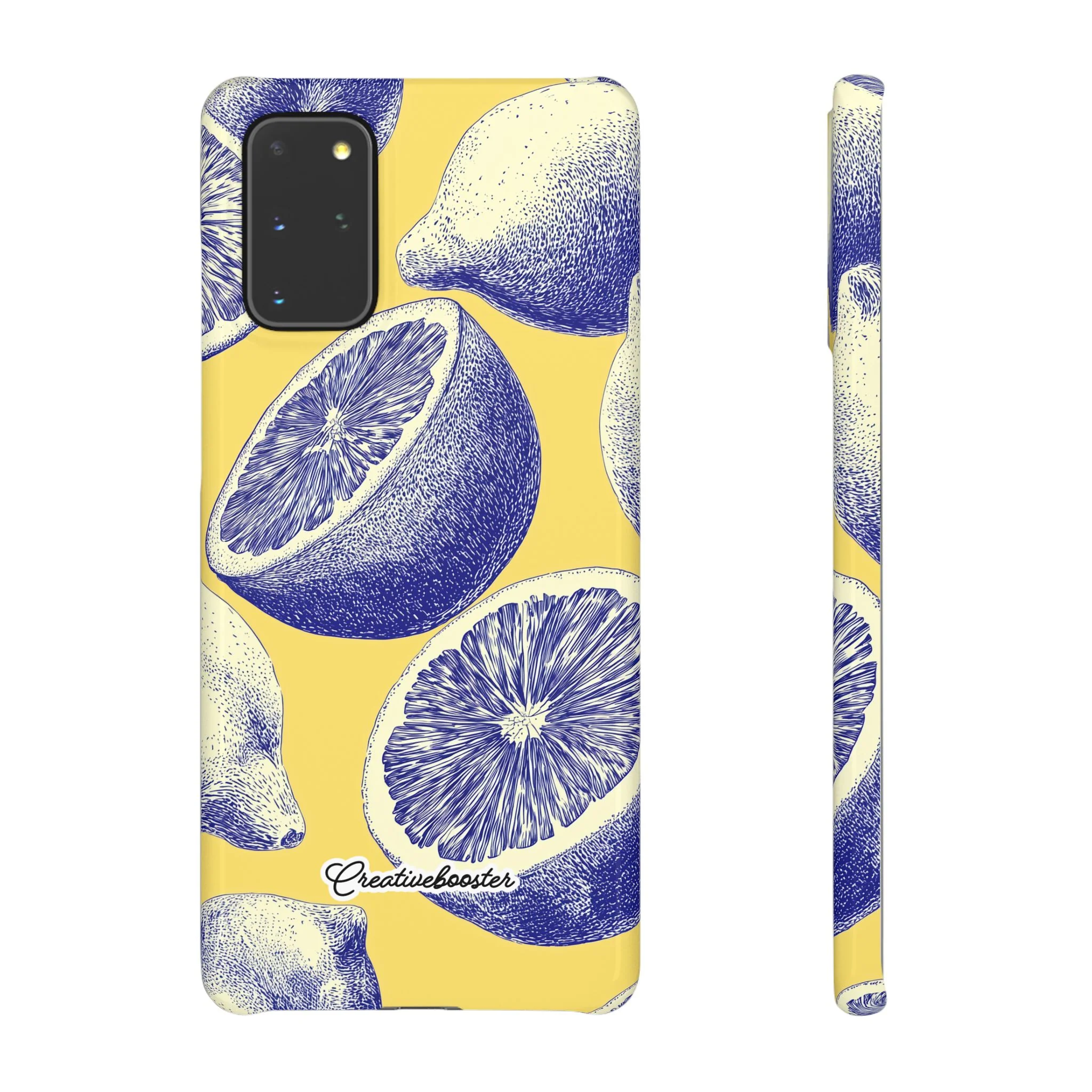 Indigo Citrus - Slim Phone Case - Image 18