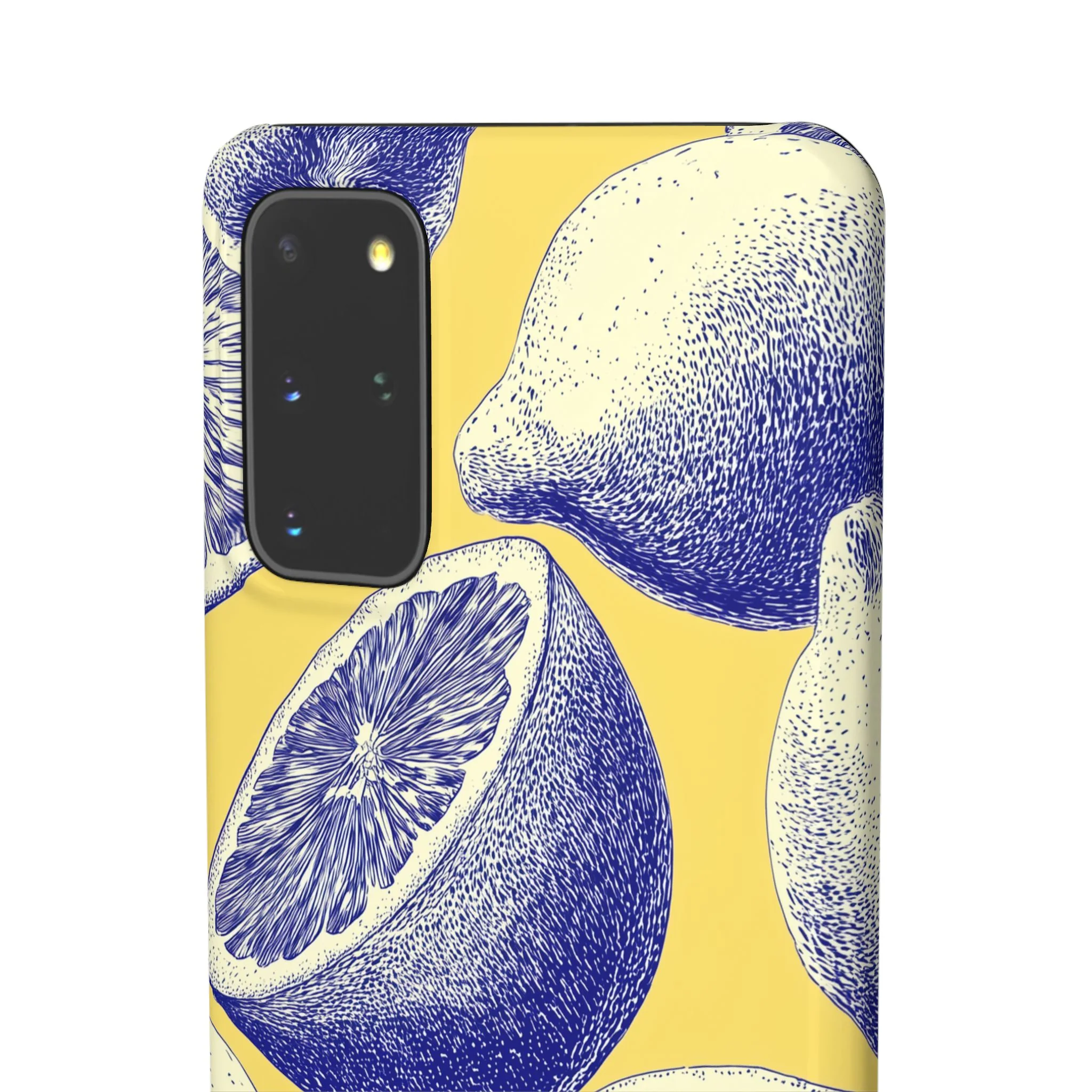 Indigo Citrus - Slim Phone Case - Image 70