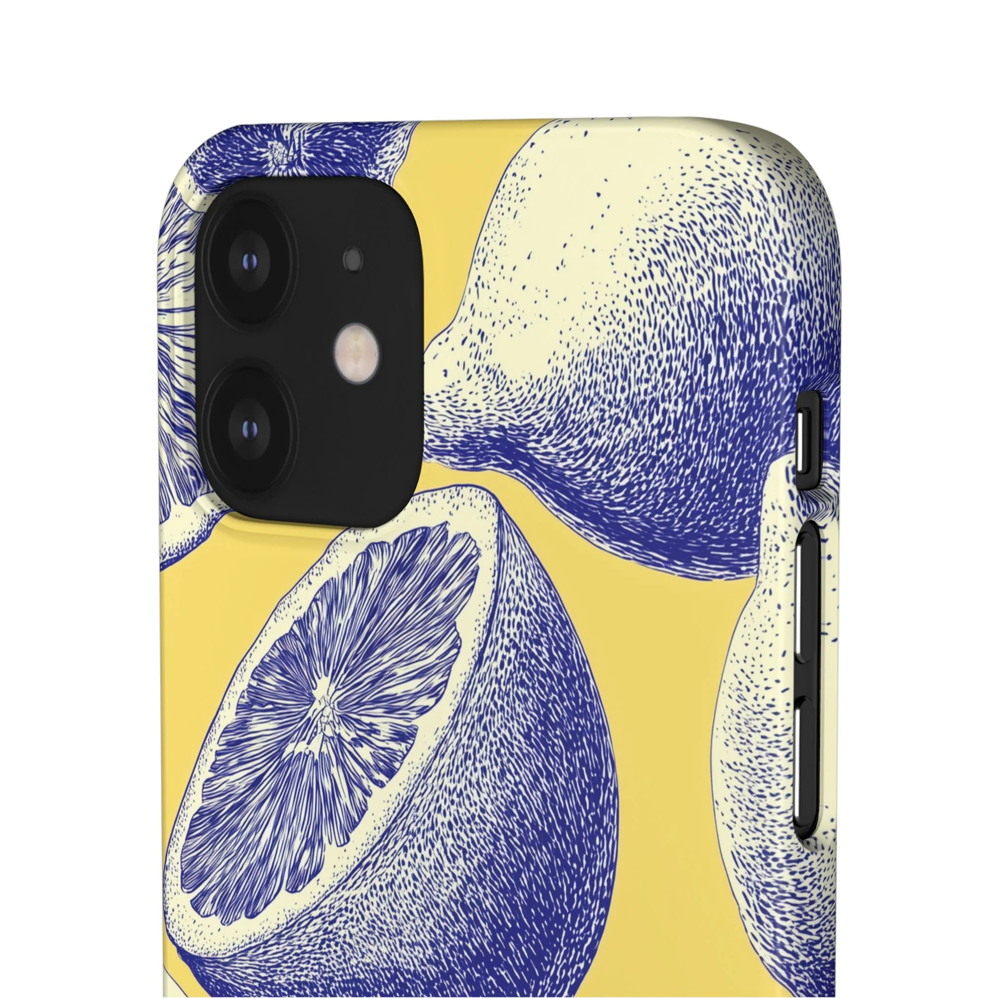 Indigo Citrus - Slim Phone Case - Image 72