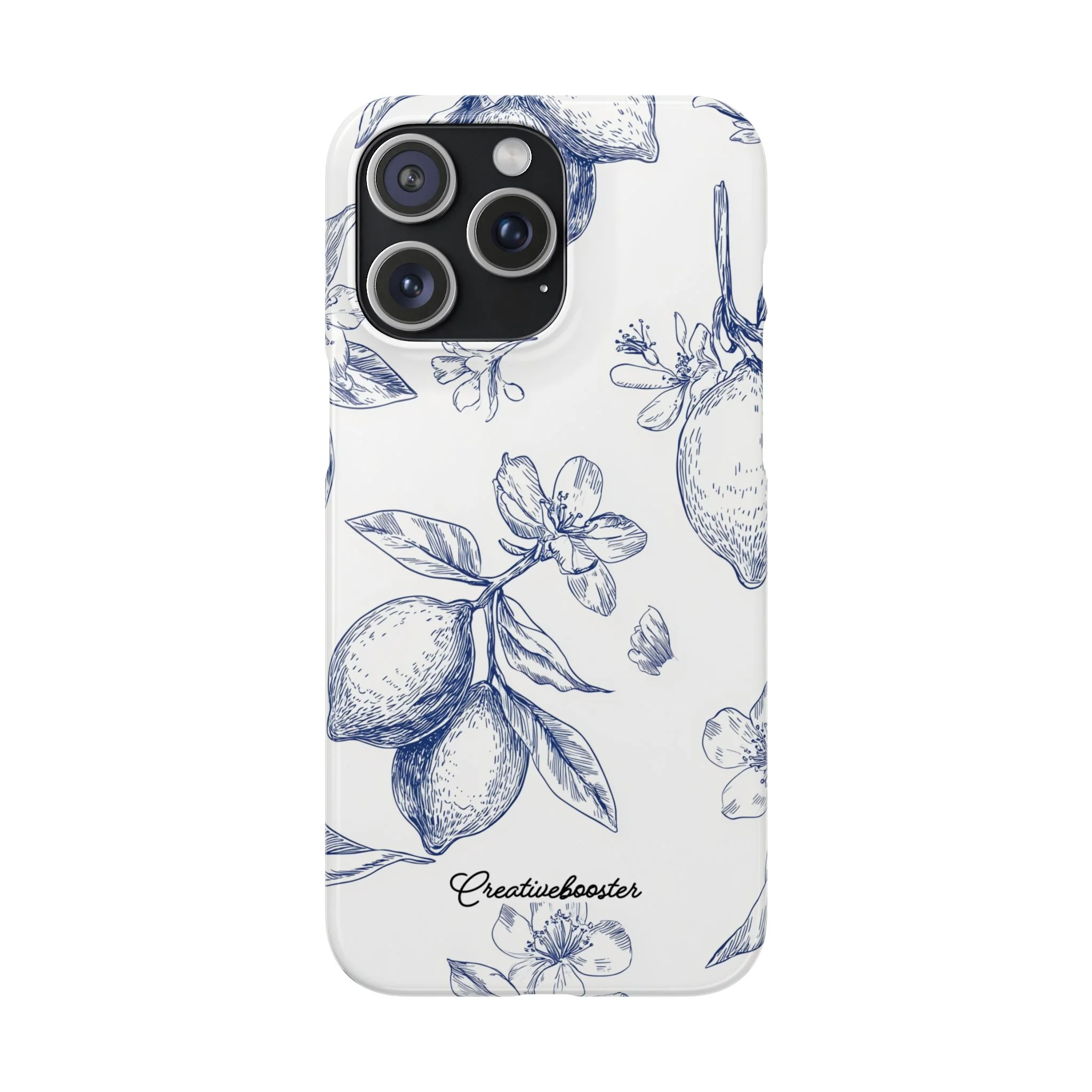 Indigo Sketch - Slim Phone Case - Image 46