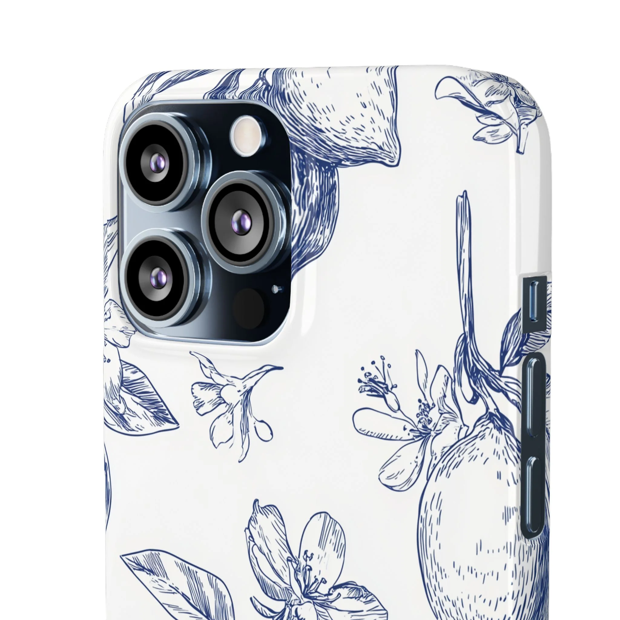 Indigo Sketch - Slim Phone Case - Image 79