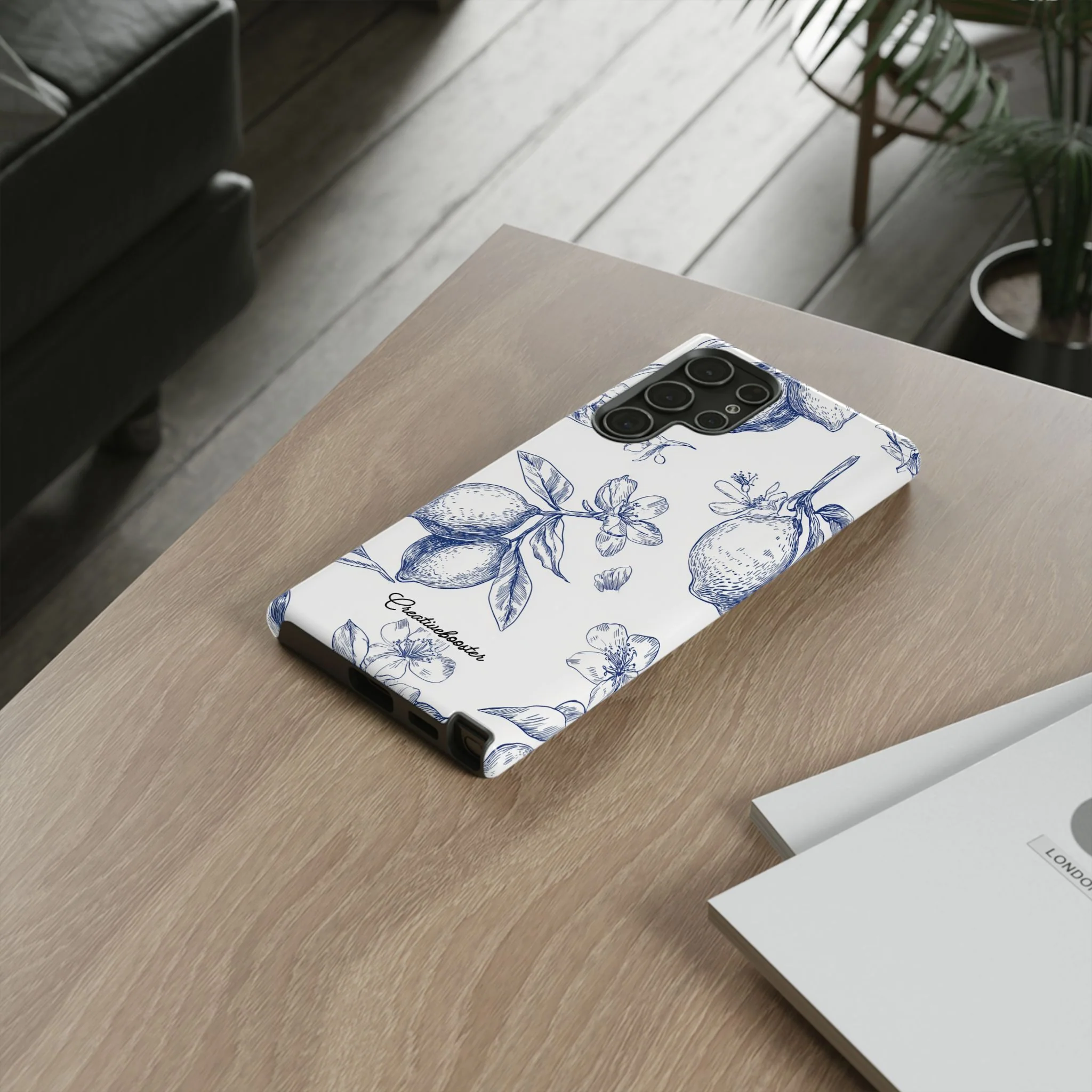 Indigo Sketch - Tough Phone Case - Image 90