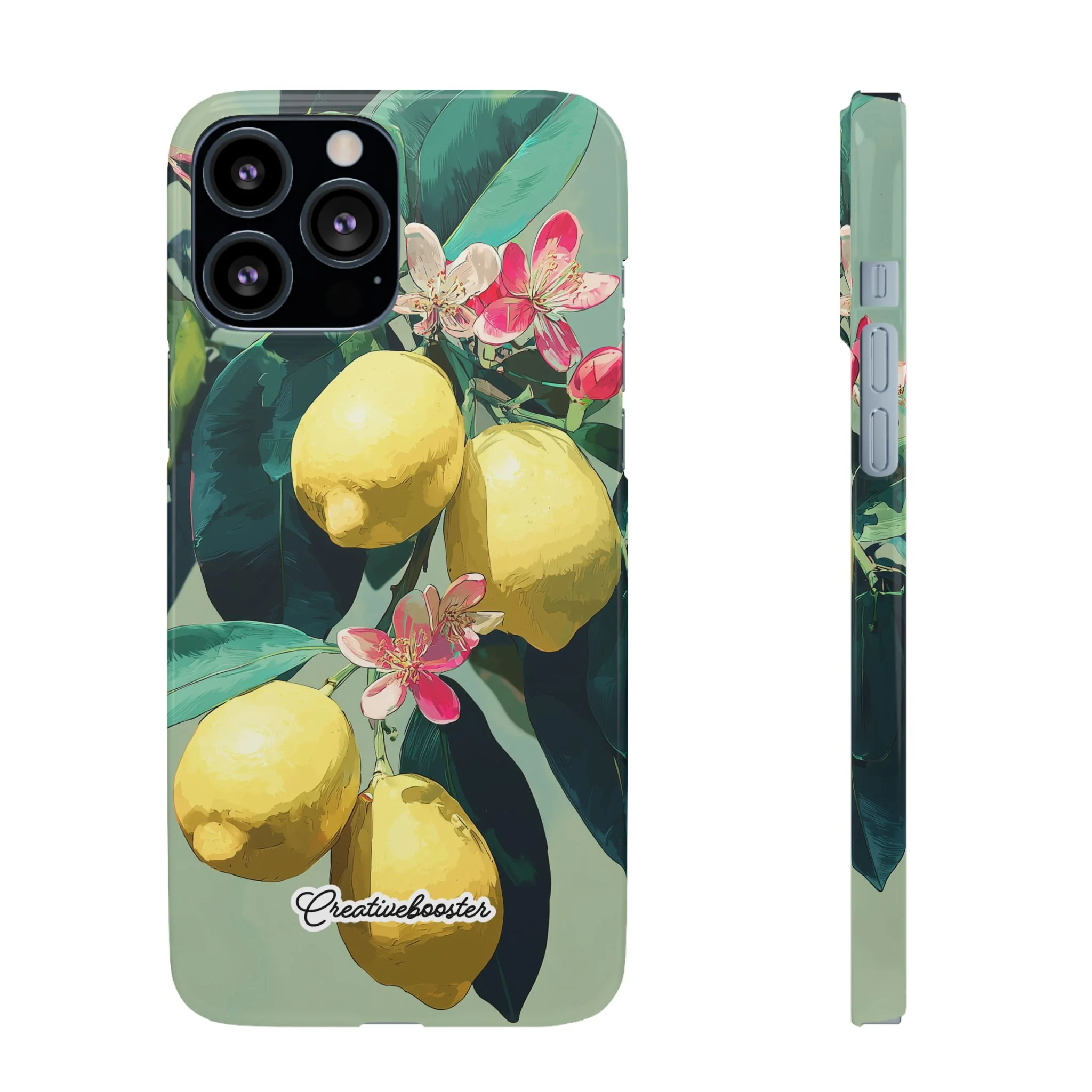 Lemon Bloom - Slim Phone Case - Image 26