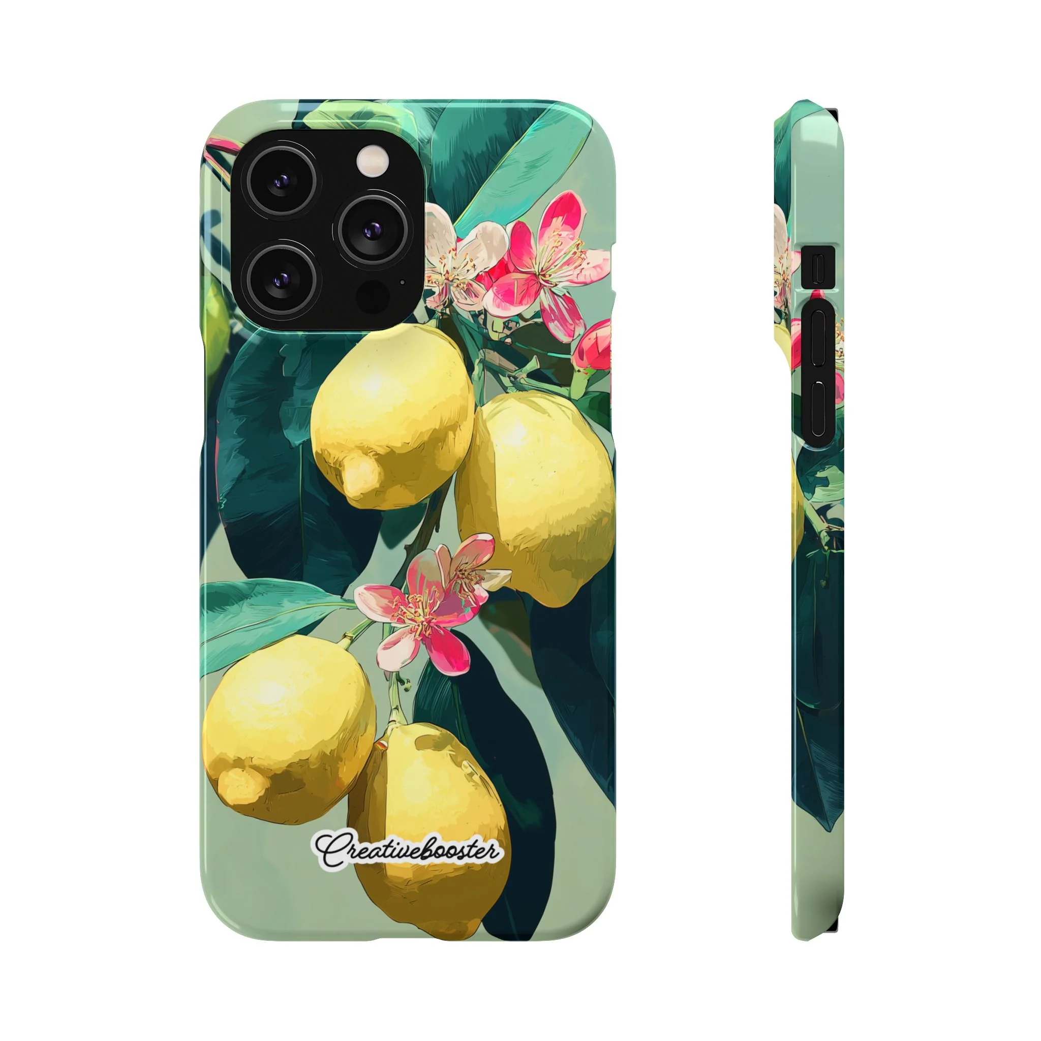 Lemon Bloom - Slim Phone Case - Image 39