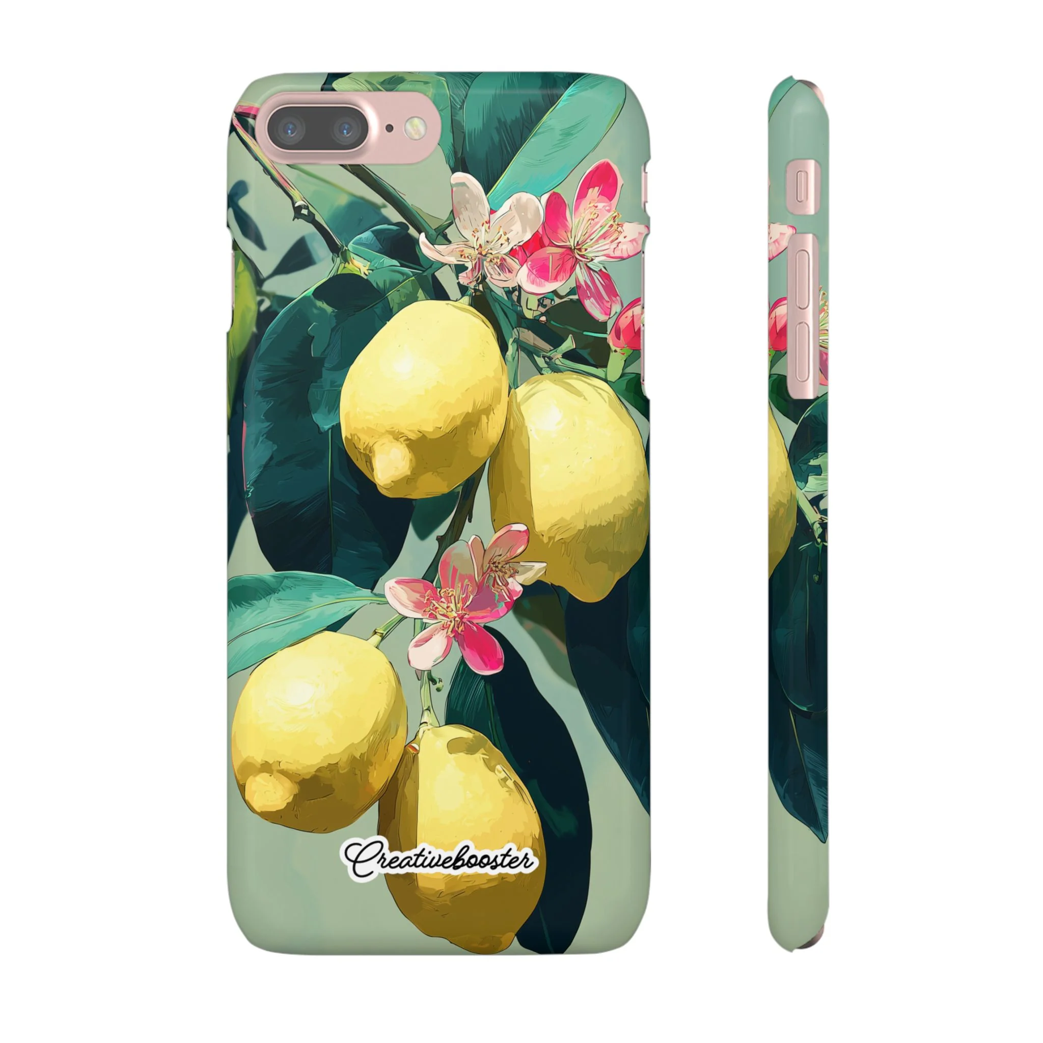 Lemon Bloom - Slim Phone Case - Image 6