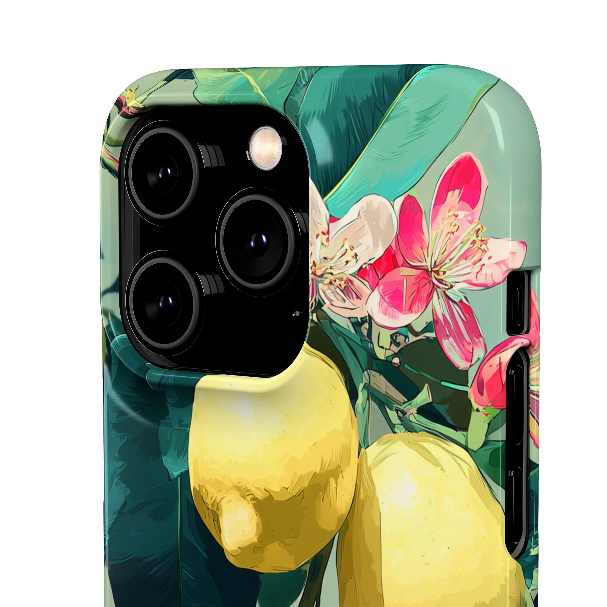 Lemon Bloom - Slim Phone Case - Image 90