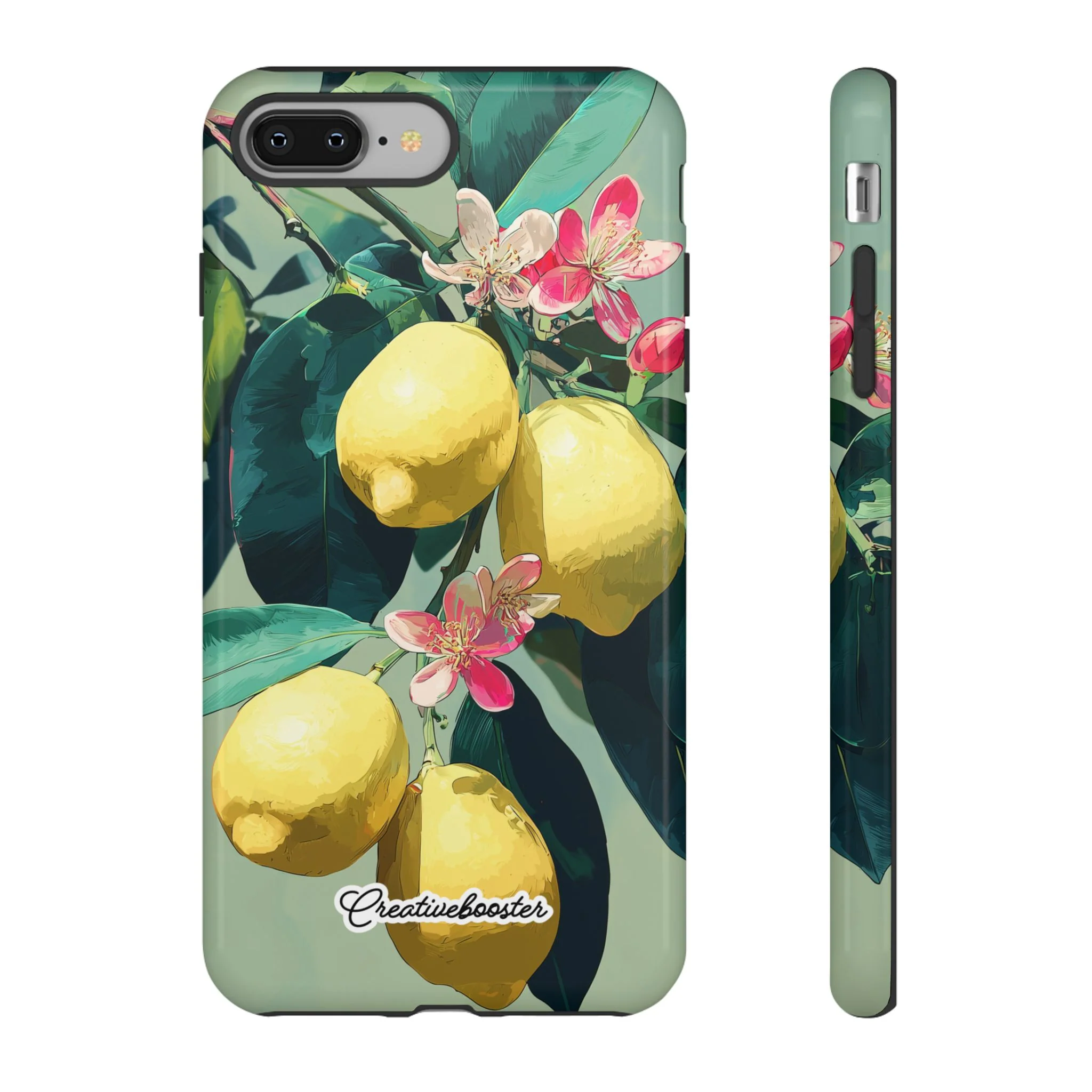 Lemon Bloom - Tough Phone Case - Image 3