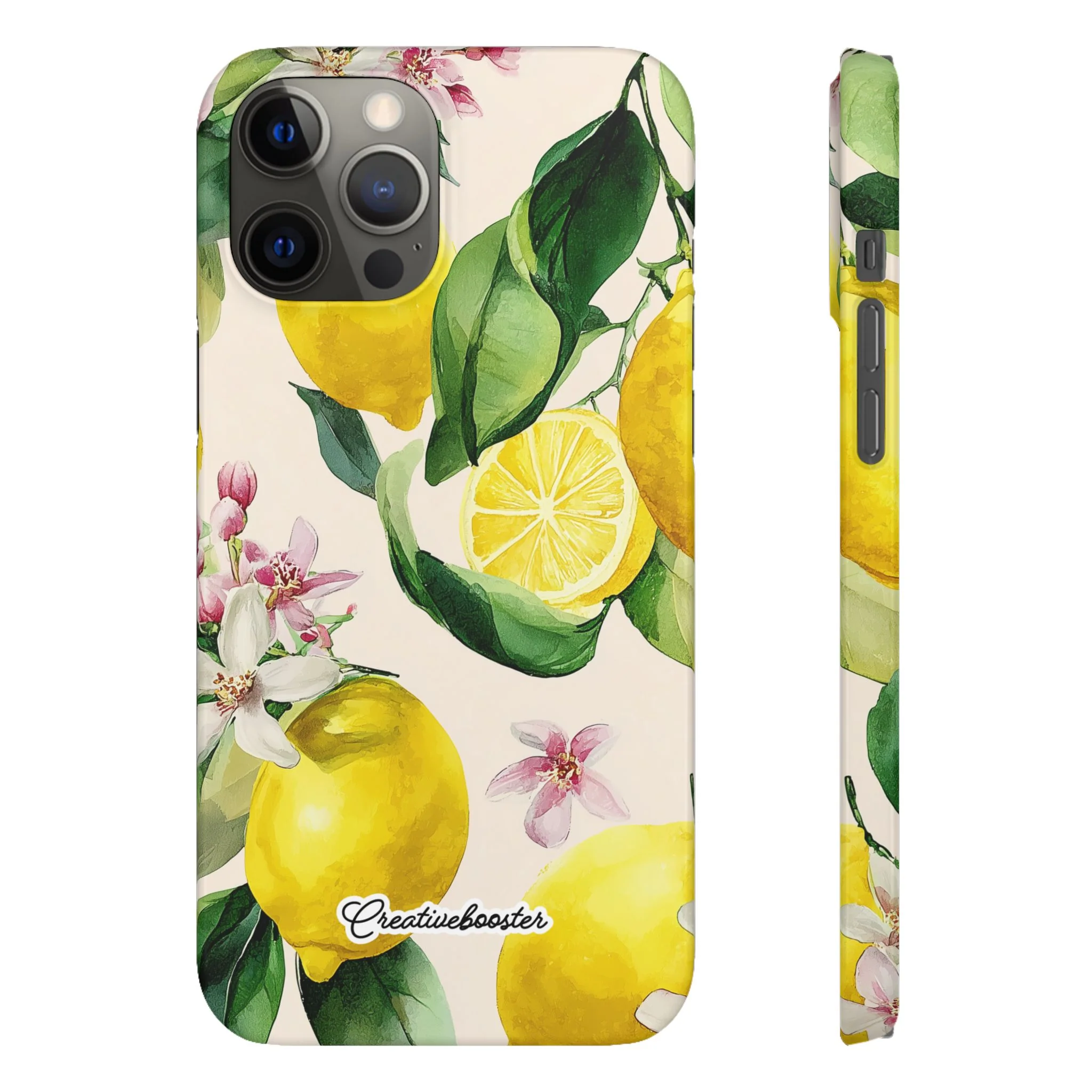 Lemon Blossom - Slim Phone Case - Image 22