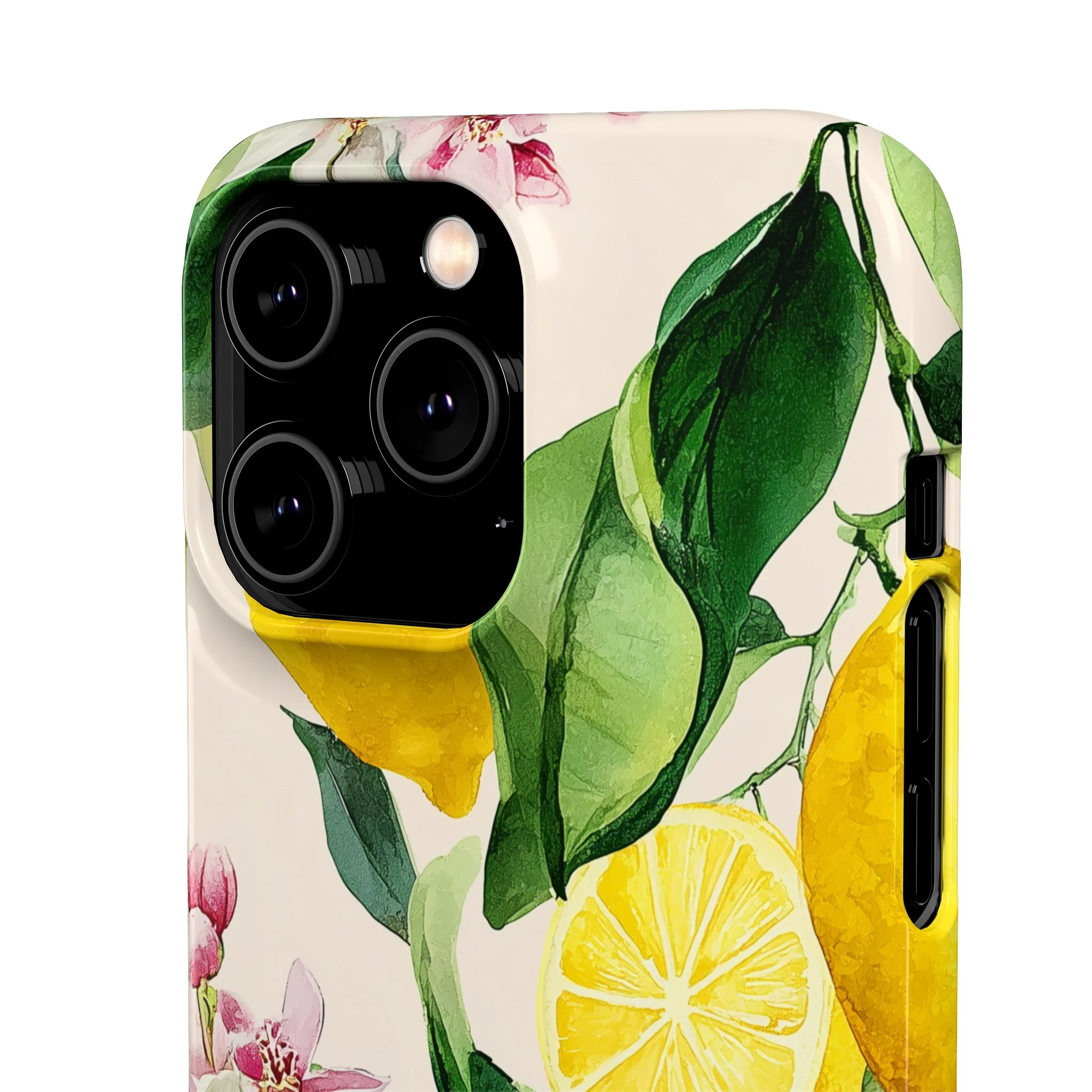 Lemon Blossom - Slim Phone Case - Image 92