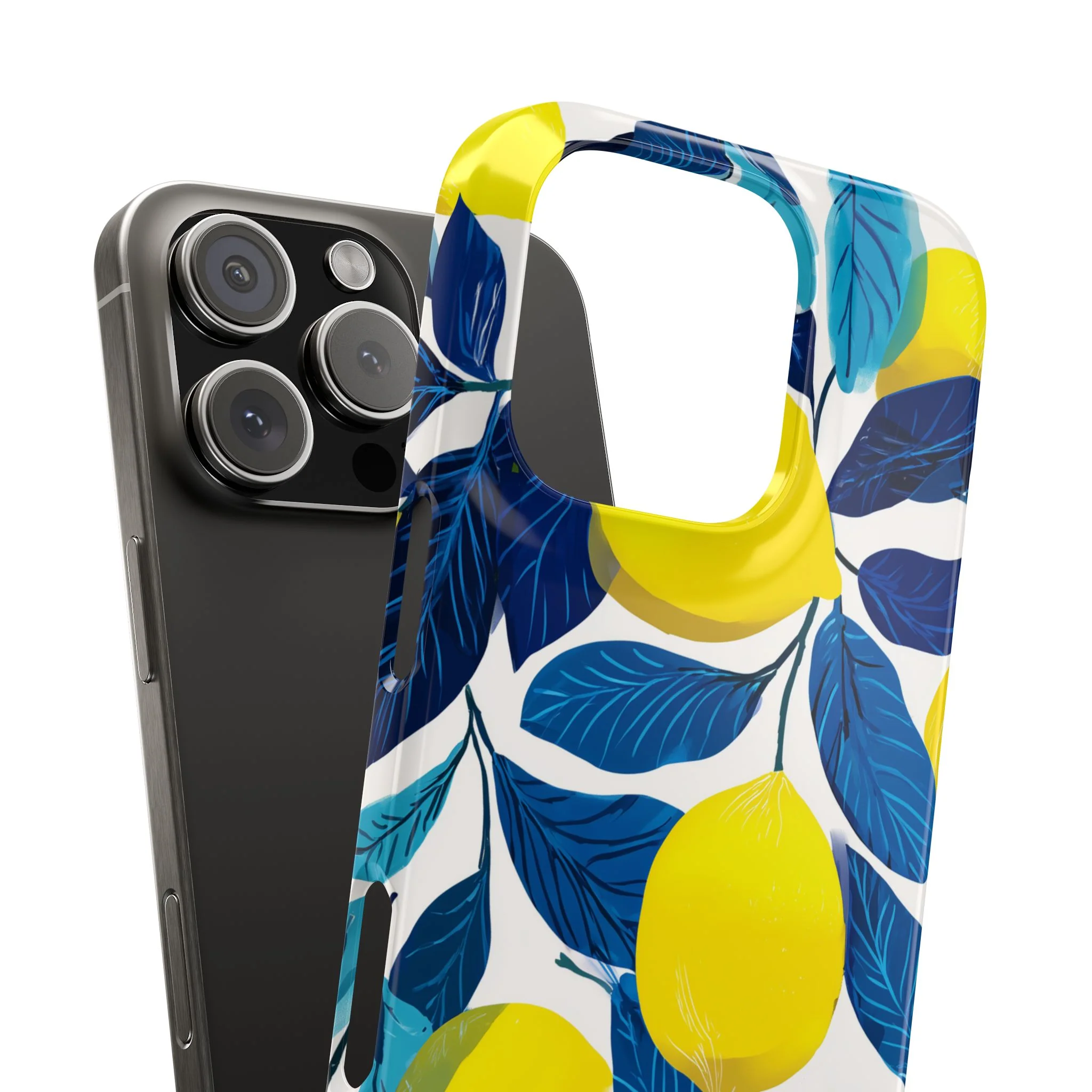 Midnight Citrus - Slim Phone Case - Image 54