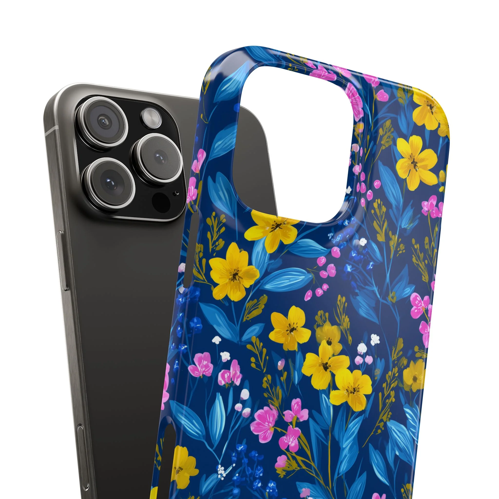 Midnight Petals - Slim Phone Case - Image 98