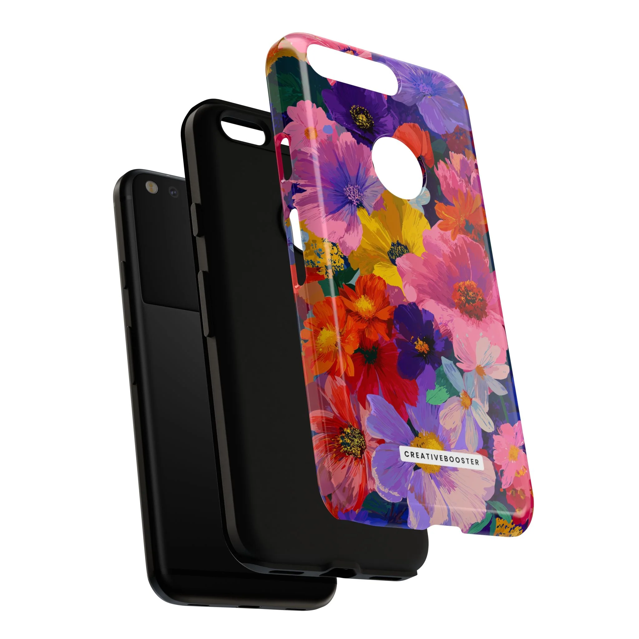 Painted Petals - Tough Phone Case - Image 177