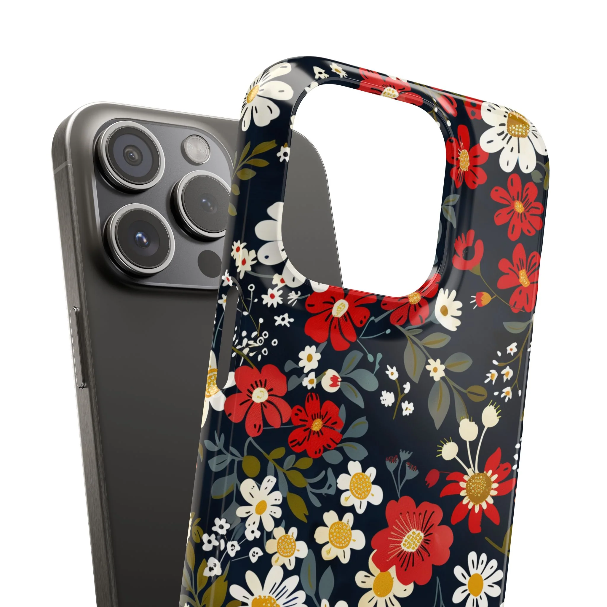 Retro Daisy - Slim Phone Case - Image 102