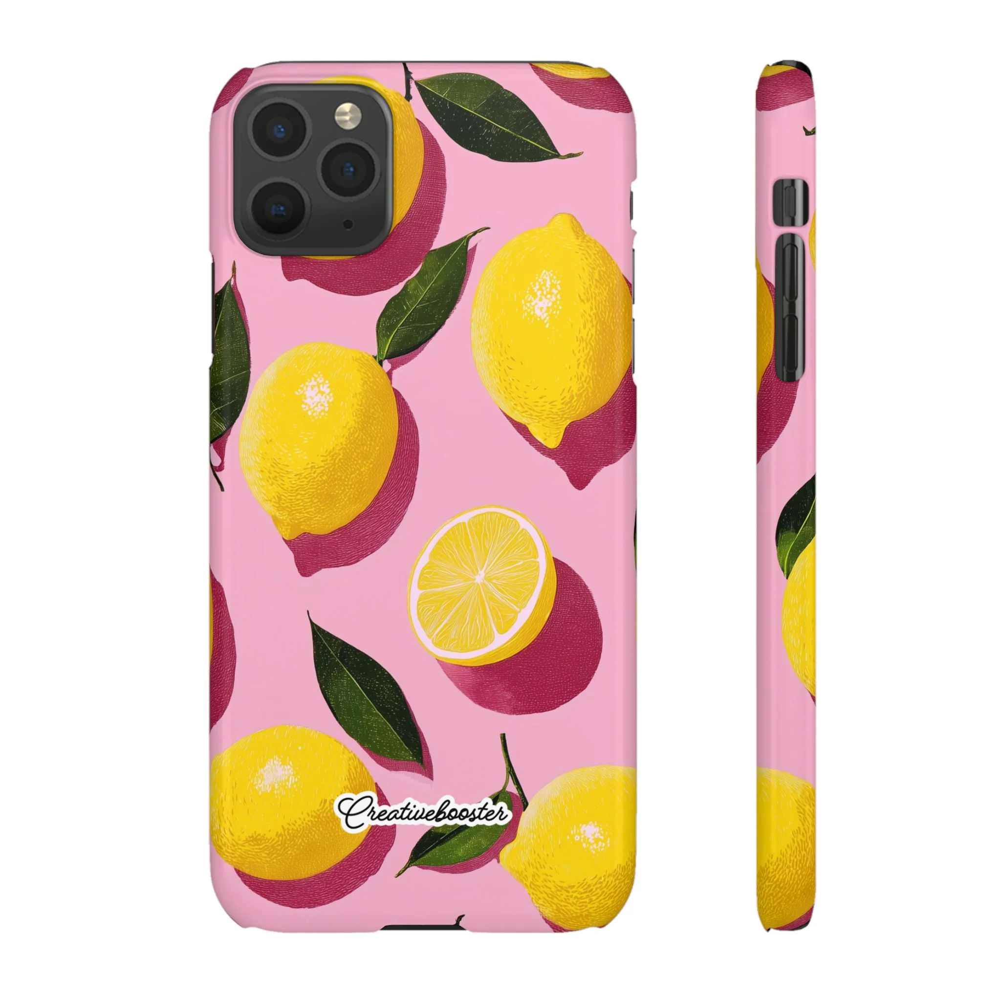 Retro Lemon - Slim Phone Case - Image 15