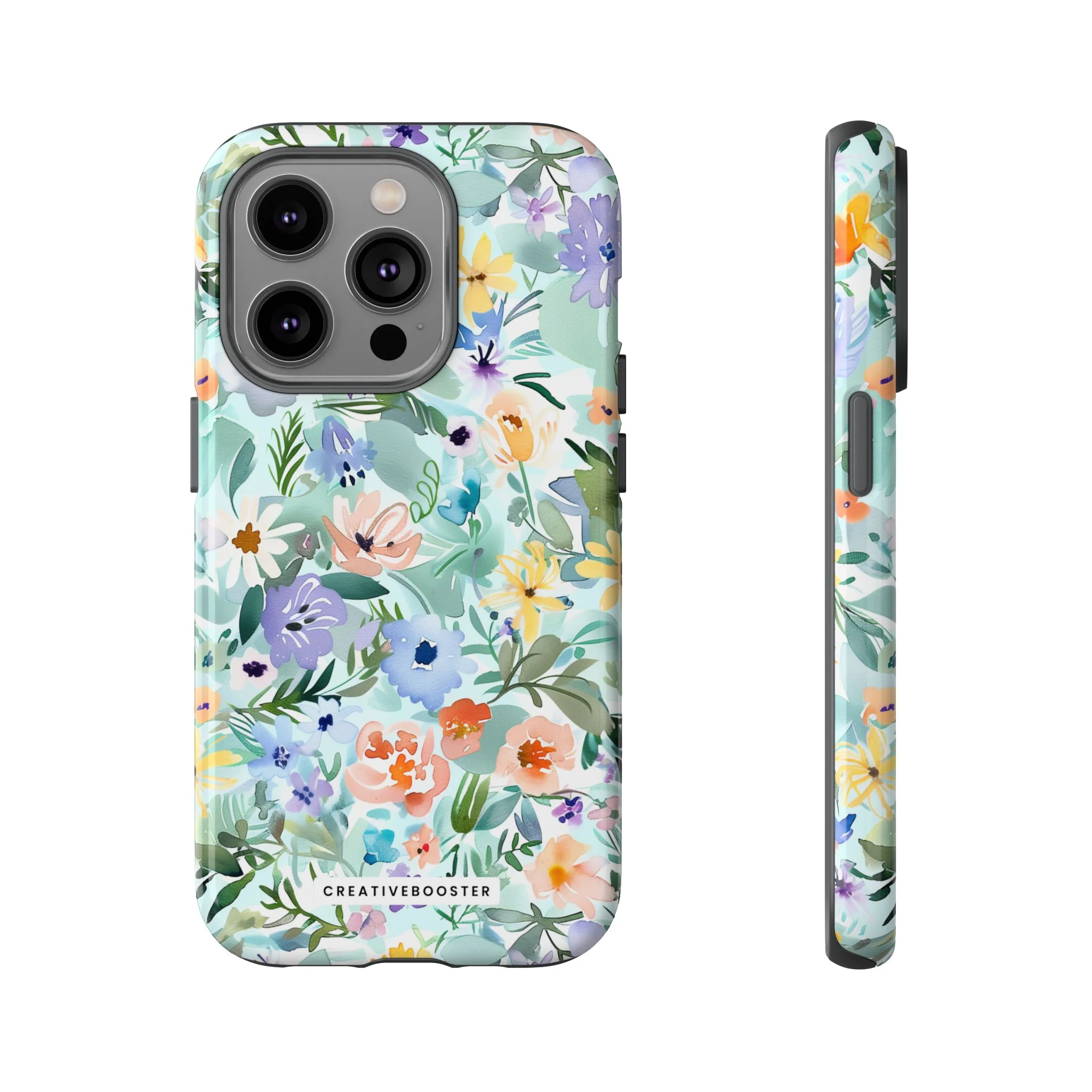 Watercolor Meadow - Tough Phone Case - Image 36